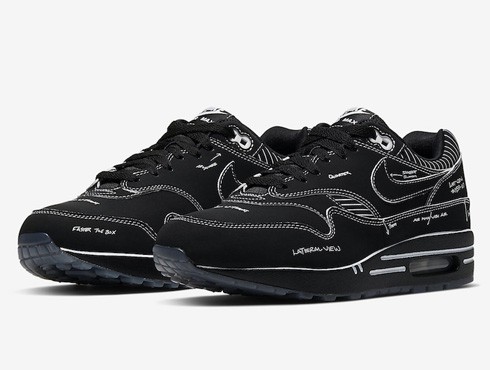 Air Max 1 “Black Schematic”