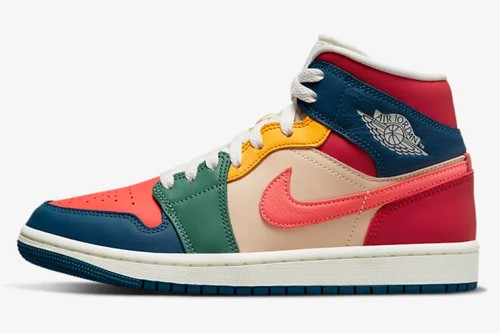 Air Jordan 1 Mid "Multi-Color" DN3738-400