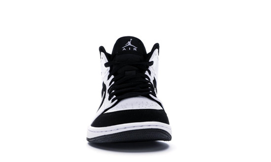 Air Jordan 1 Mid White Black 554724-113