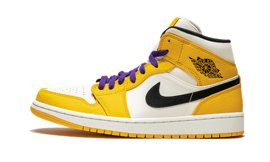 Air Jordans 1 Mid SE “Lakers” 852542-700