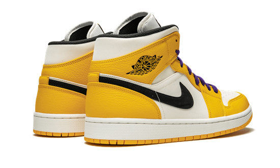 Air Jordans 1 Mid SE “Lakers” 852542-700